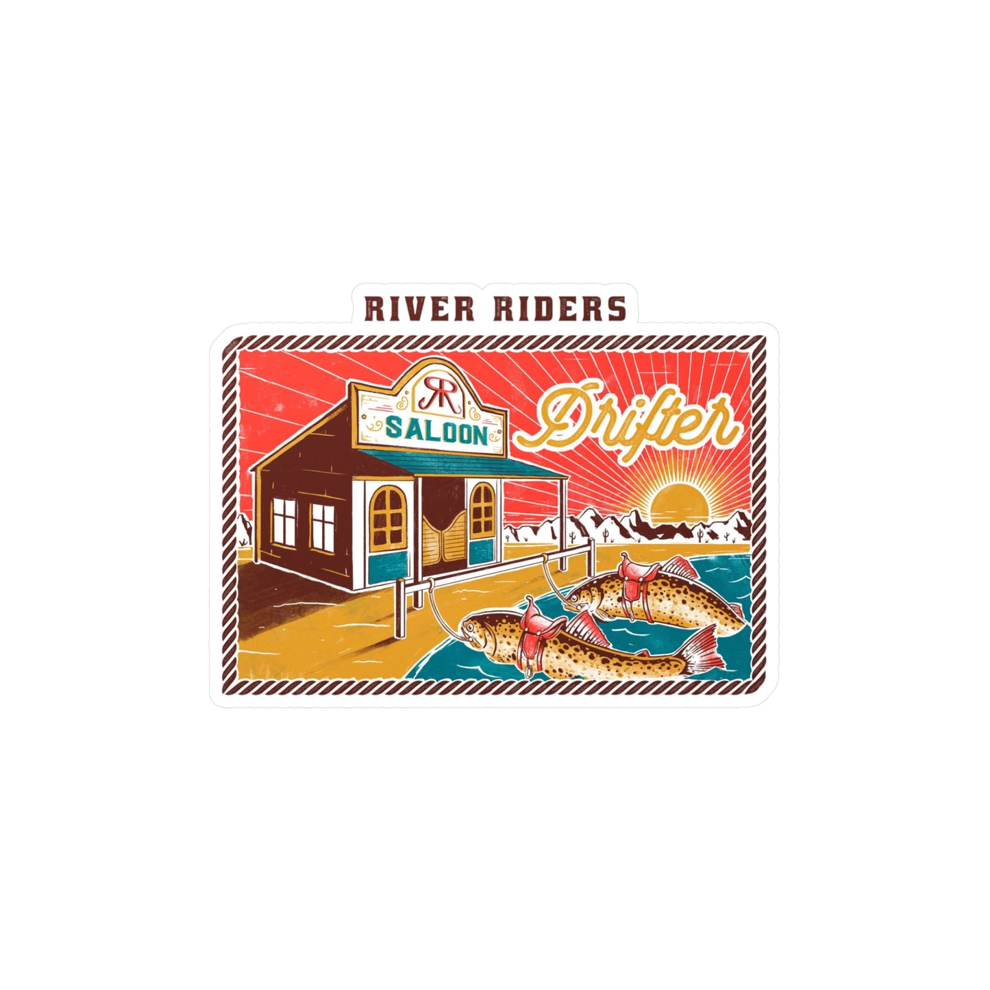 River Riders Drifter Decal