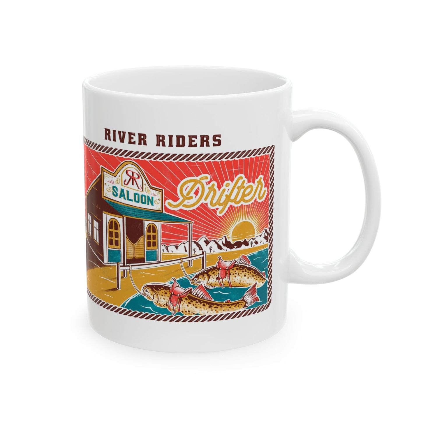 River Riders Drifter Ceramic Mug