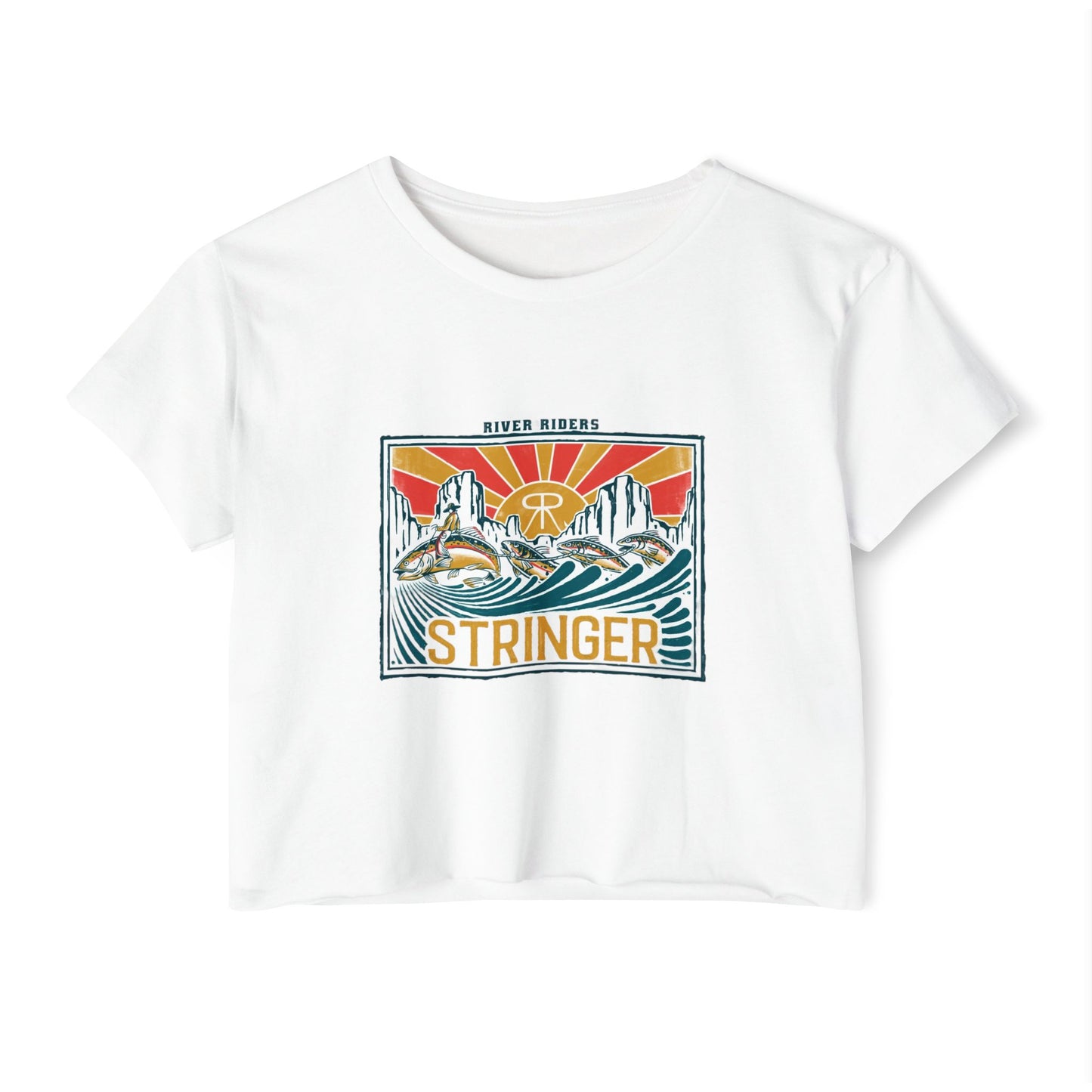 River Riders Stringer Crop Top