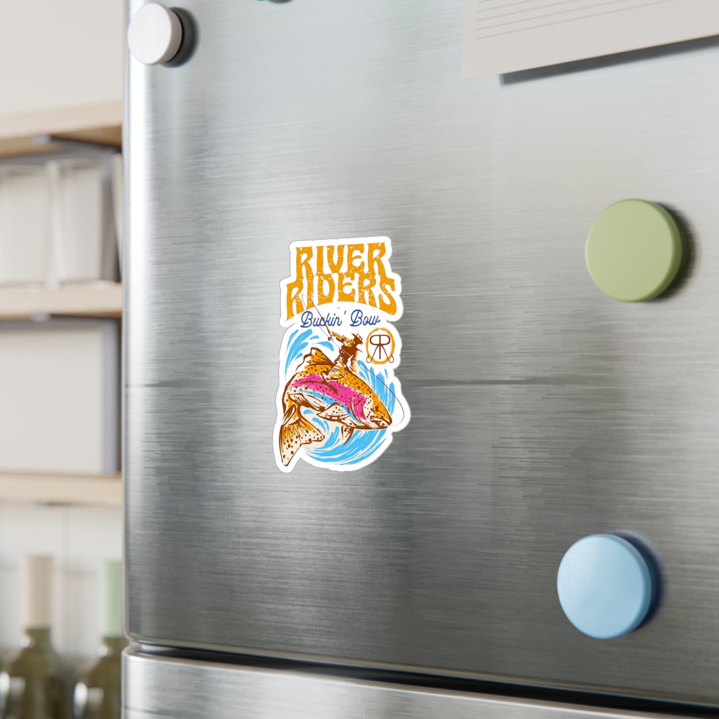 River Riders Buckin' Bow Decal