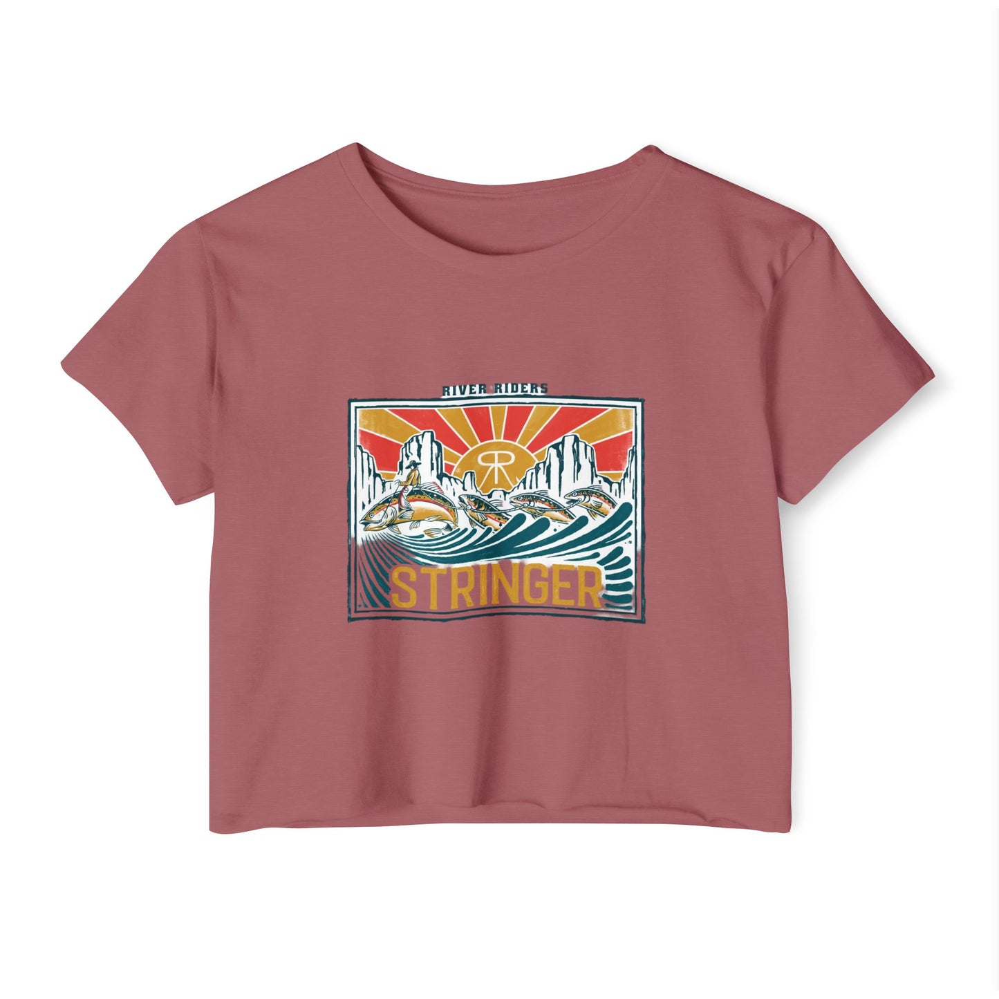 River Riders Stringer Crop Top