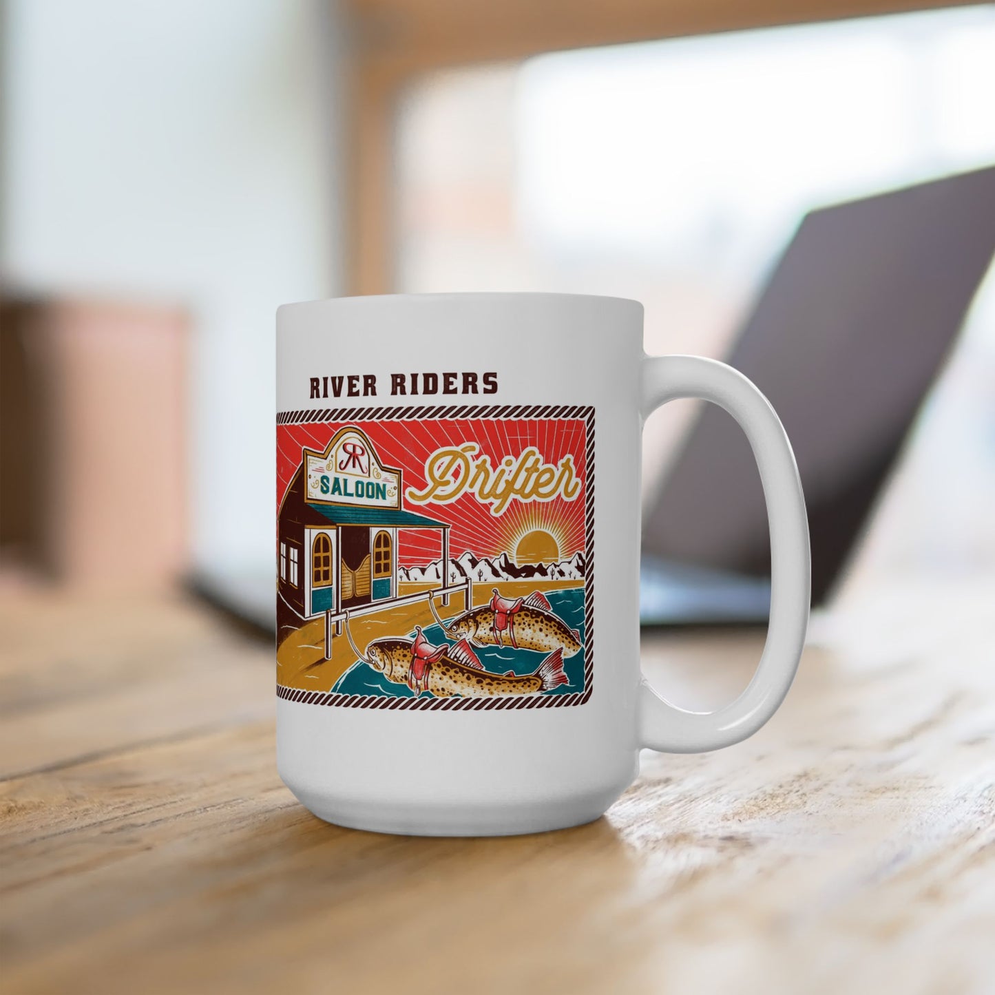 River Riders Drifter Ceramic Mug