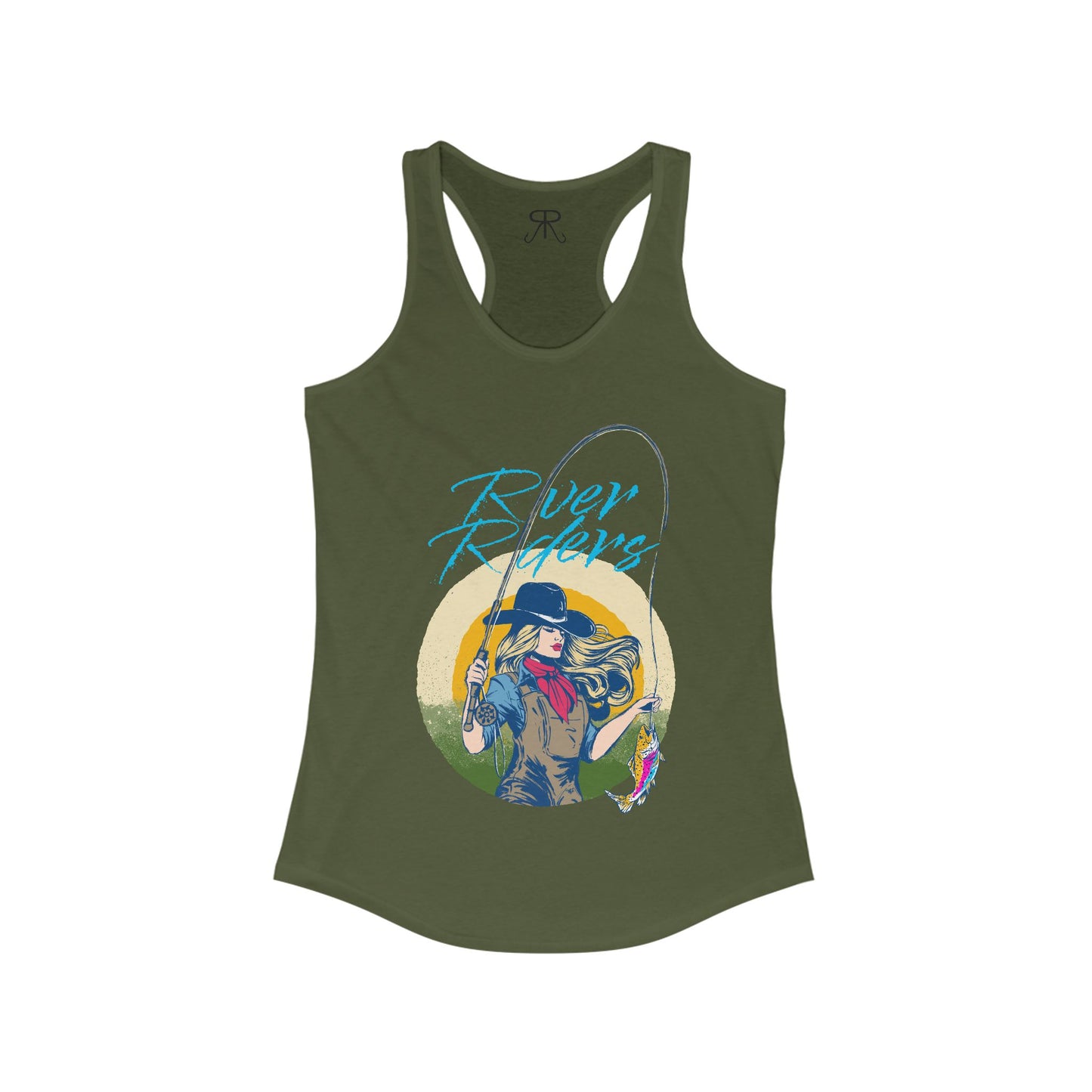 She's a Catch Racerback Tank