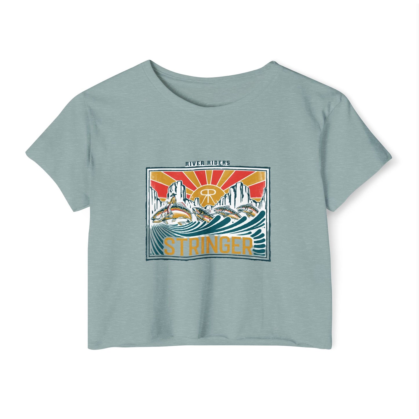 River Riders Stringer Crop Top