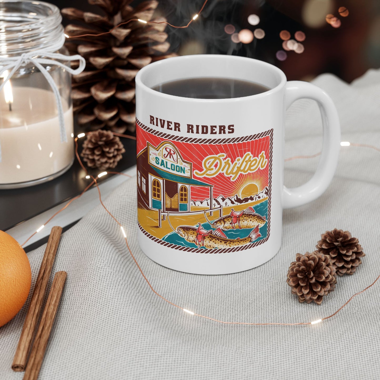 River Riders Drifter Ceramic Mug