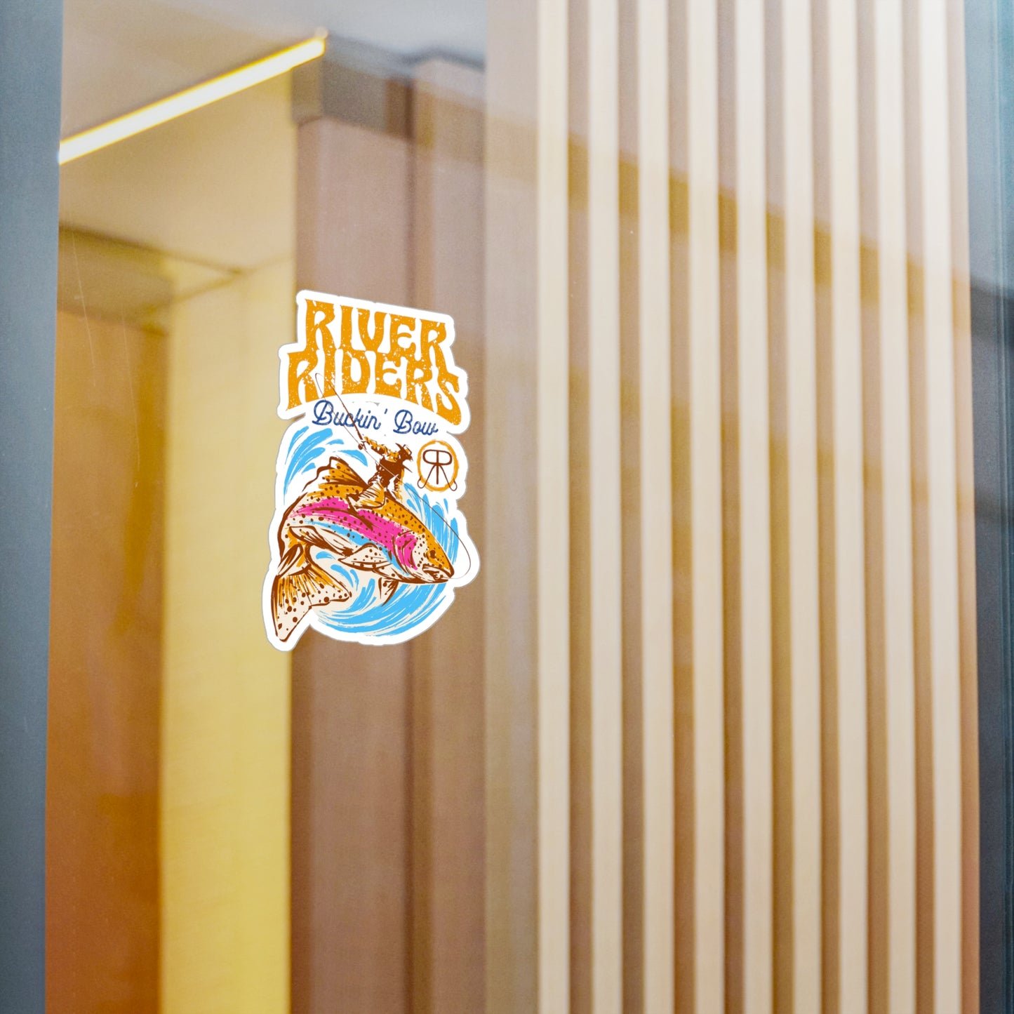 River Riders Buckin' Bow Decal
