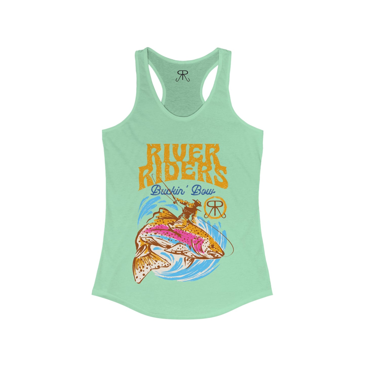 River Riders Buckin' Bow Racerback Tank