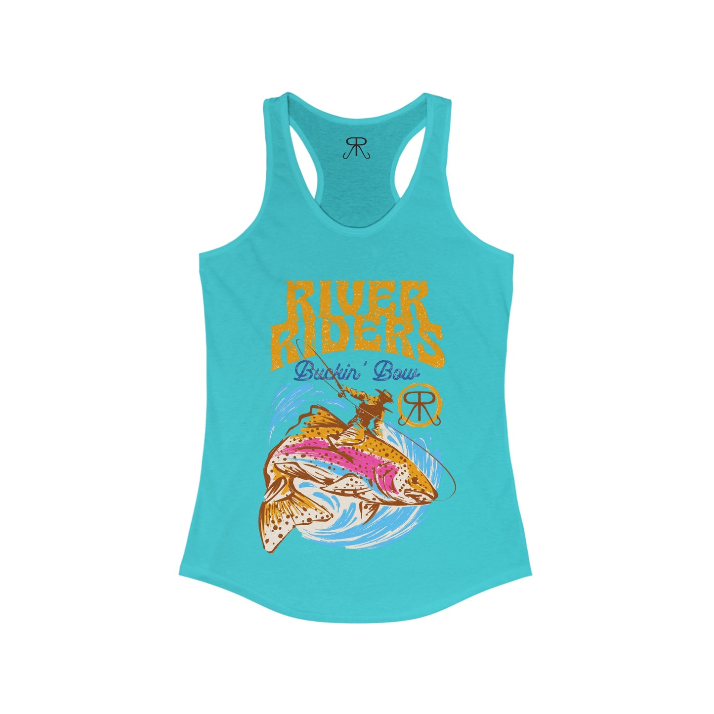 River Riders Buckin' Bow Racerback Tank