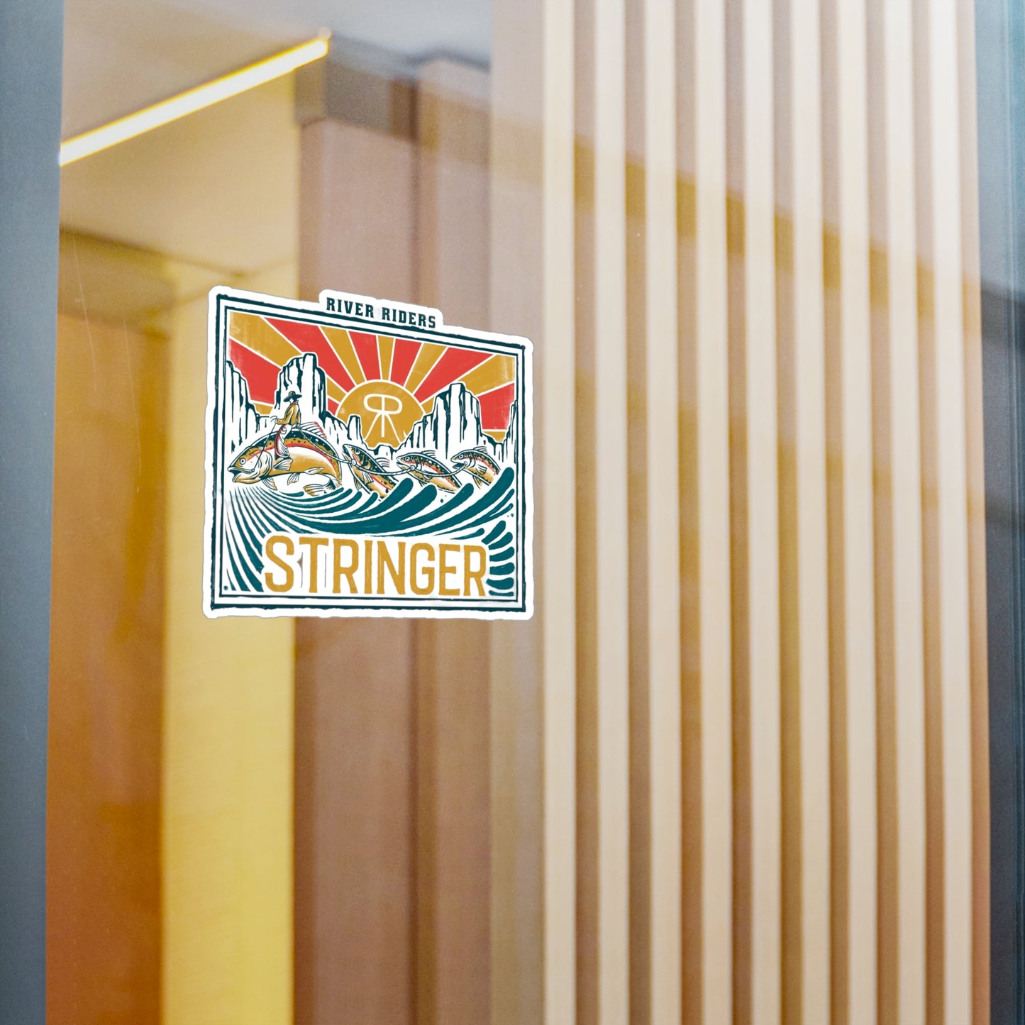 River Riders Stringer Decal