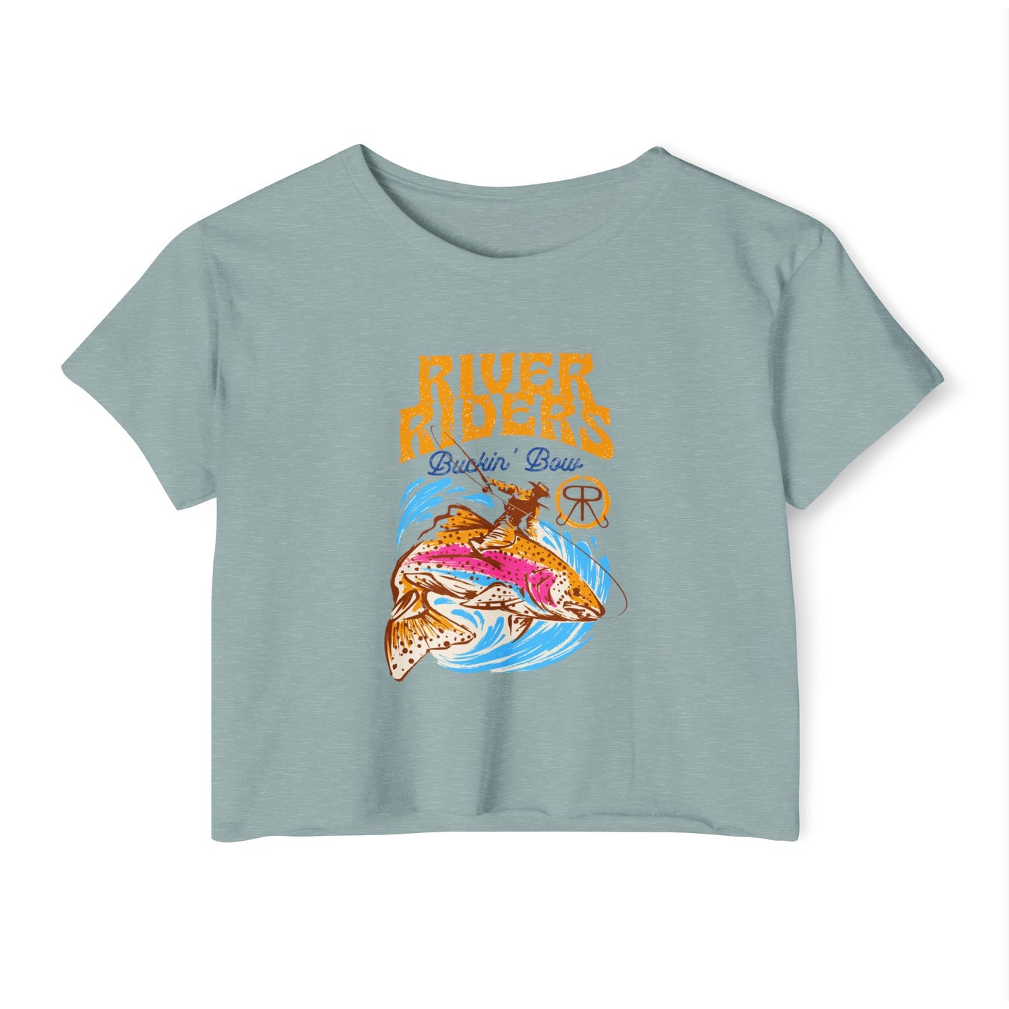 River Riders Buckin' Bow Crop Top