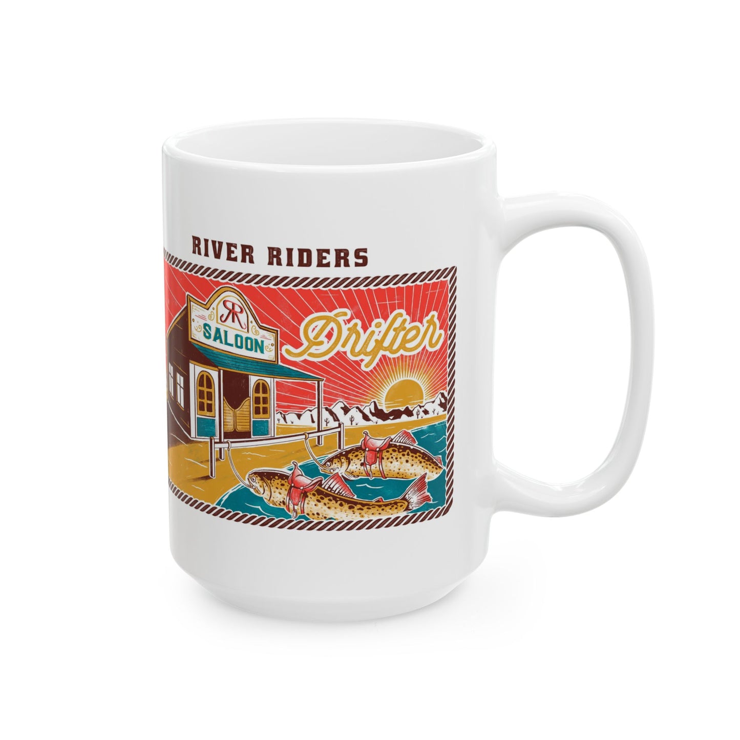 River Riders Drifter Ceramic Mug