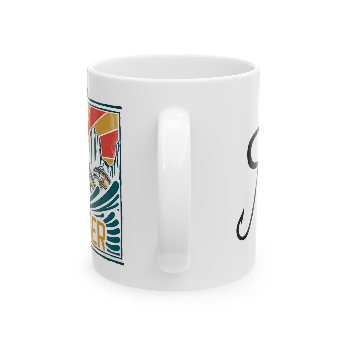 River Riders Stringer Ceramic Mug