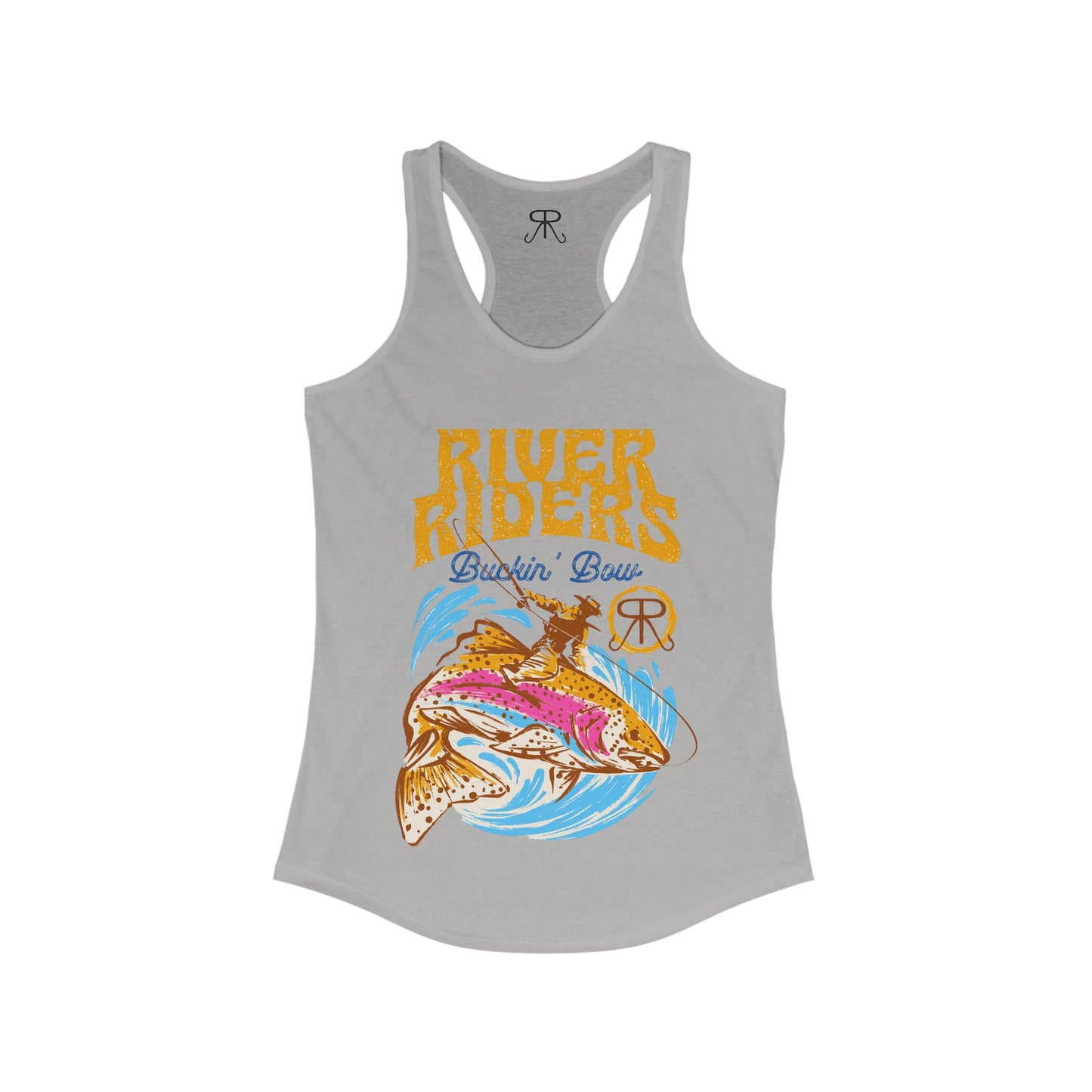 River Riders Buckin' Bow Racerback Tank