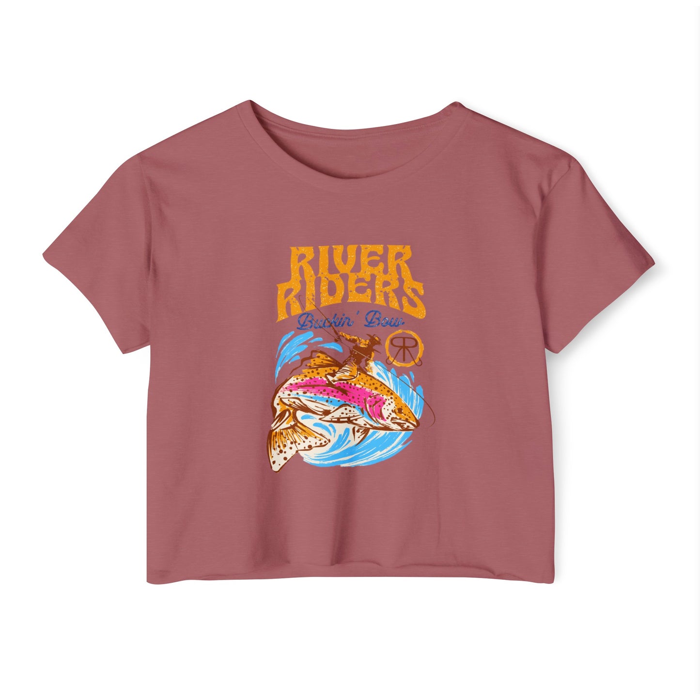 River Riders Buckin' Bow Crop Top