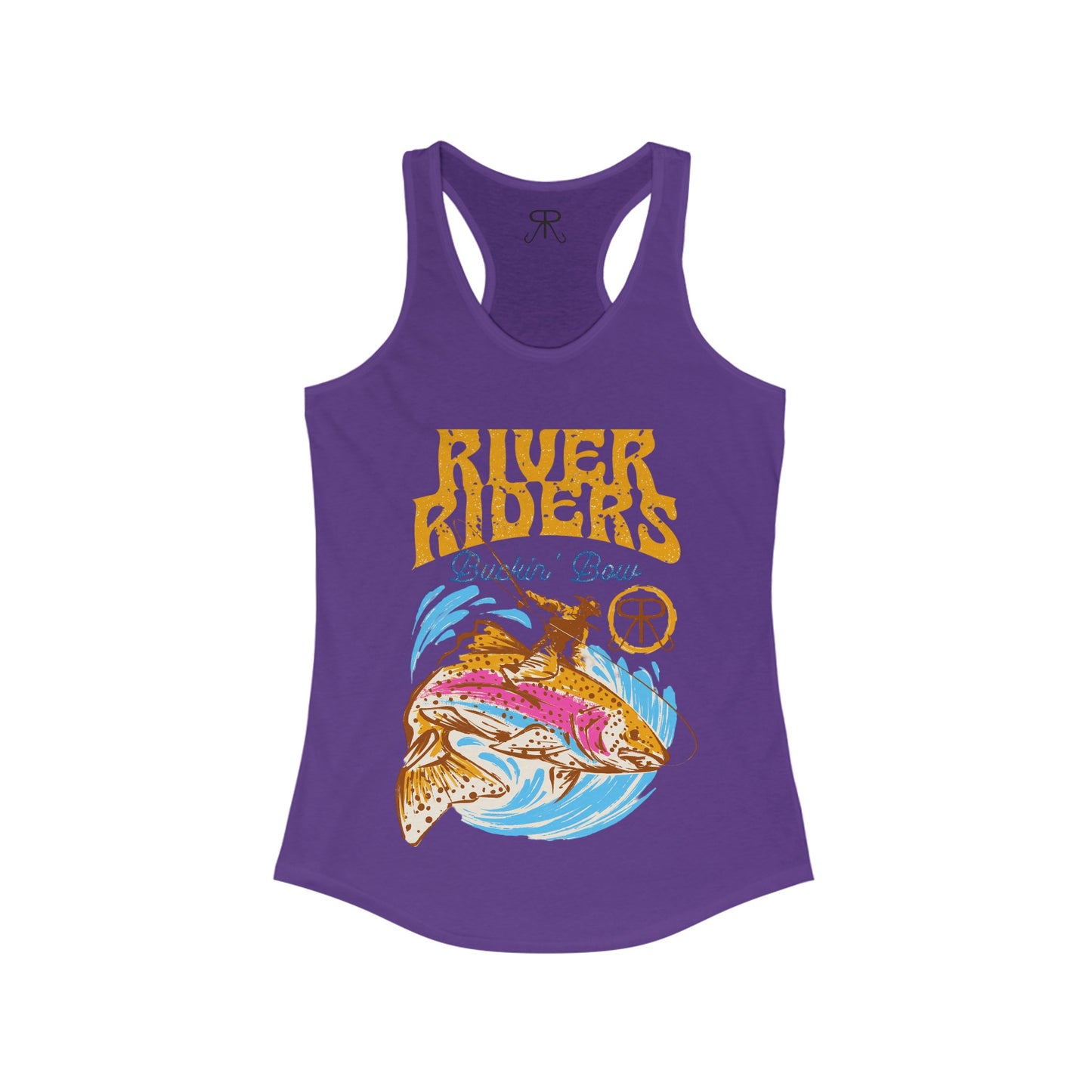 River Riders Buckin' Bow Racerback Tank