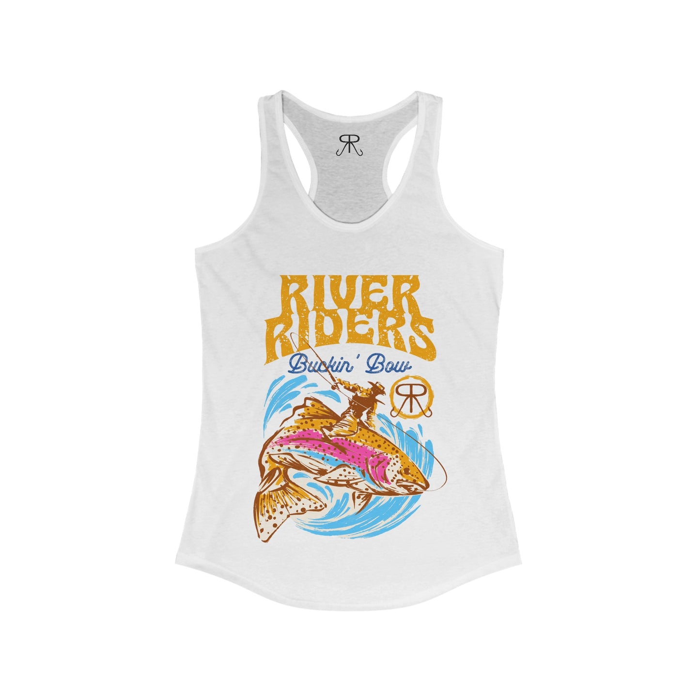 River Riders Buckin' Bow Racerback Tank