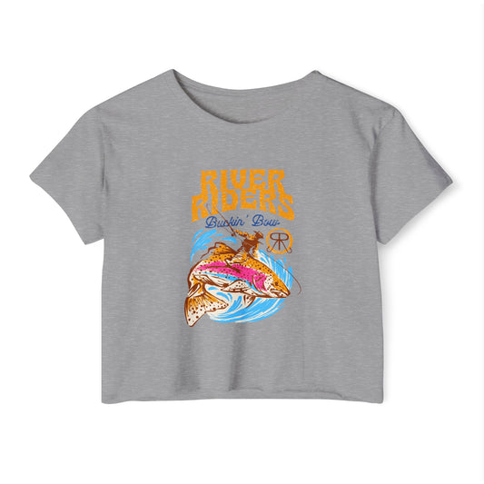 River Riders Buckin' Bow Crop Top