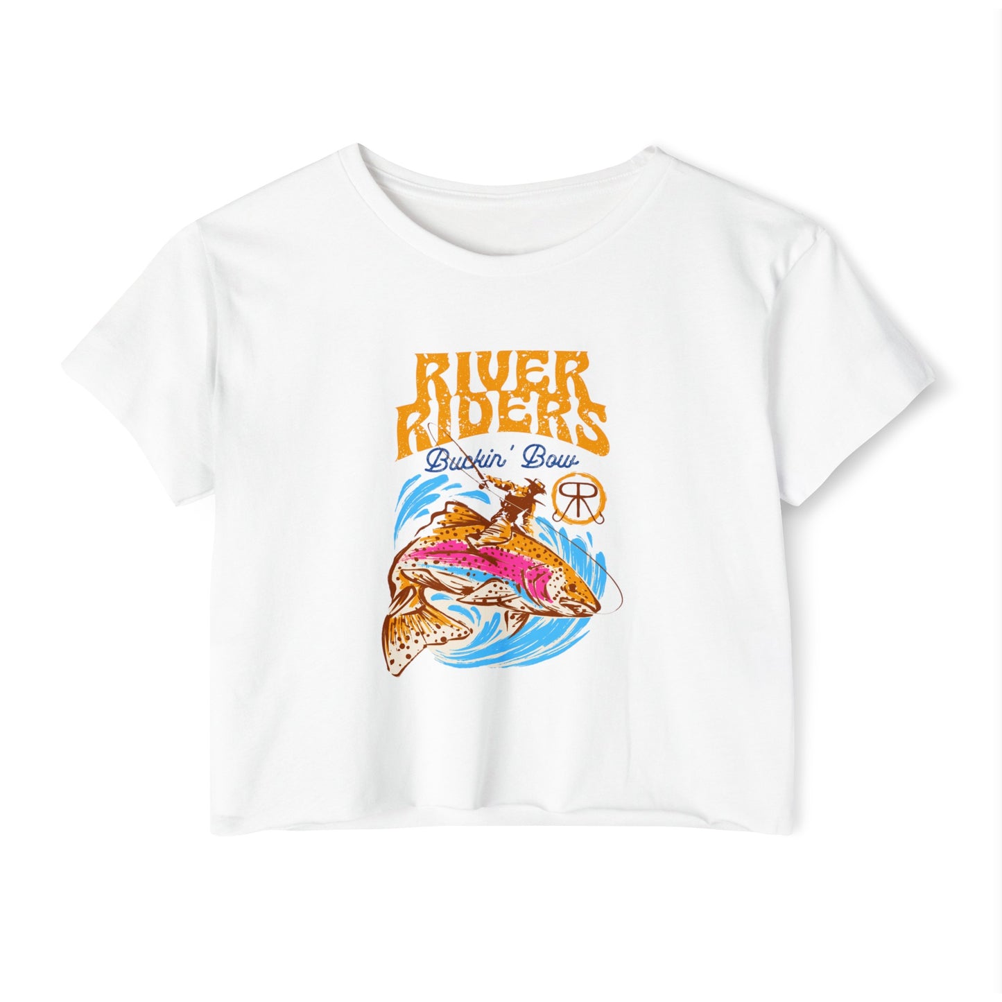 River Riders Buckin' Bow Crop Top